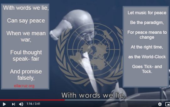 Listen: The United Nations Hymn: With Words We Lie