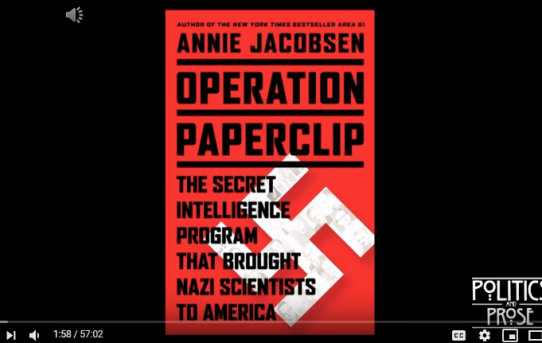 Video: Operation Paperclip In Pictures By Annie Jacobson