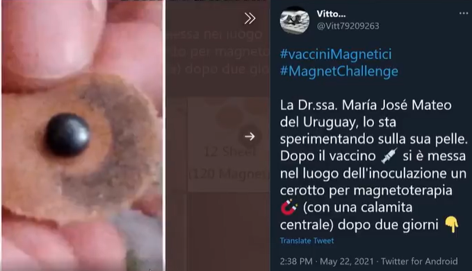 magnet in vaccine